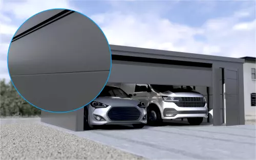 Großraumgarage STARK SUPER 1²´² G [Thermo] mit zusätzlicher Nebeneingangstür