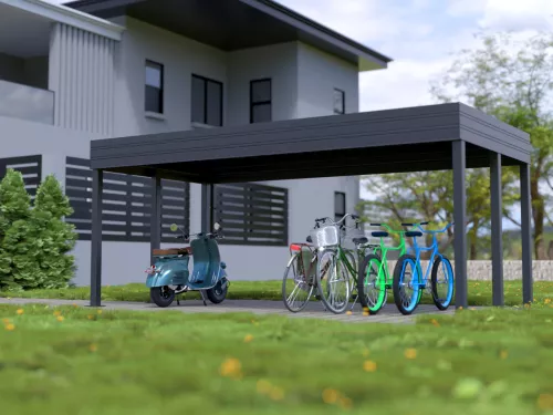 Fahrrad Doppelcarport STUK