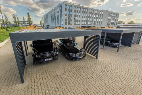 Flachdachcarports