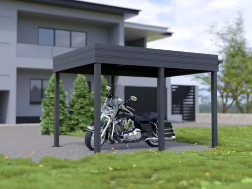 Motorrad Einzelcarport STUK
