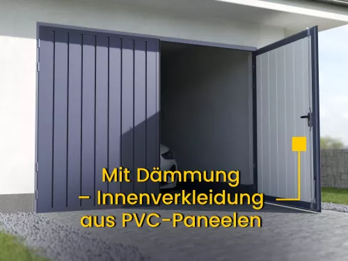 Garagen Stahl Premium Doppelflügeltor STARK