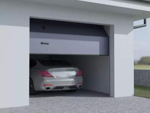 Sektionaltor STAR Special „N“ – Großlamelle-Woodgrain für normale Sturzhöhe – Individuell nach Maß